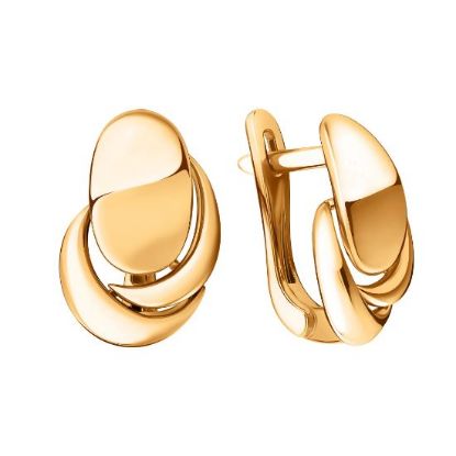 Изображение Золотые серьги 585 пробы