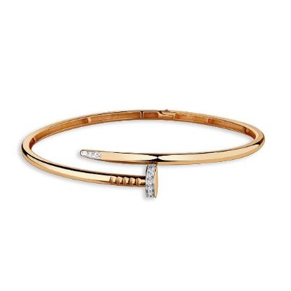 Изображение Золотой браслет "Гвоздь"