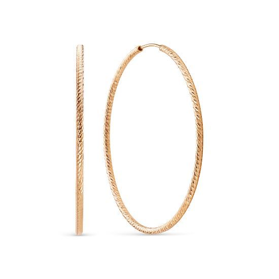 Изображение Золотые серьги-конго 585 пробы