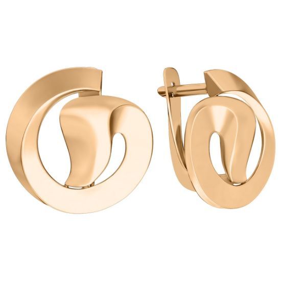 Изображение Золотые серьги 585 пробы