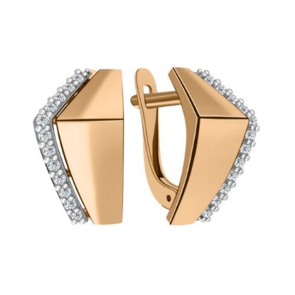 Изображение Золотые серьги 585 пробы