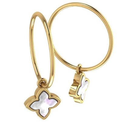 Изображение Золотые серьги-конго 585 пробы