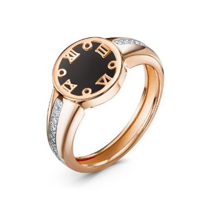 Изображение Золотое кольцо с ониксом