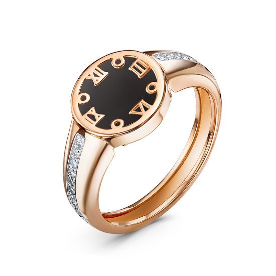 Изображение Золотое кольцо с ониксом