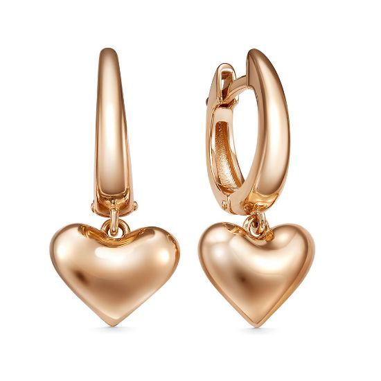 Изображение Золотые серьги 585 пробы