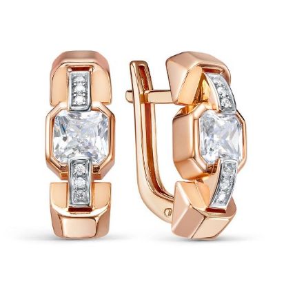 Изображение Золотые серьги 585 пробы