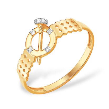 Изображение Золотое кольцо "Гвоздь"