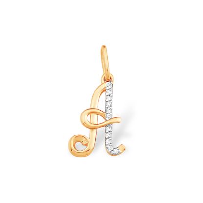 Изображение Золотая подвеска именная