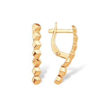 Изображение Золотые серьги 585 пробы