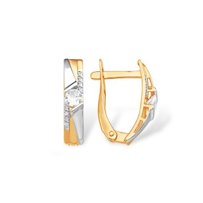 Изображение Золотые серьги 585 пробы