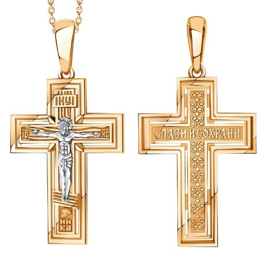 Изображение Золотой крест 585 пробы