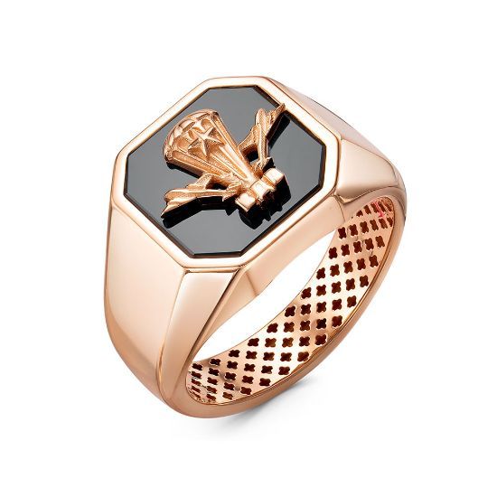 Изображение Золотая мужская печатка 585 пробы