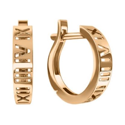 Изображение Золотые серьги 585 пробы