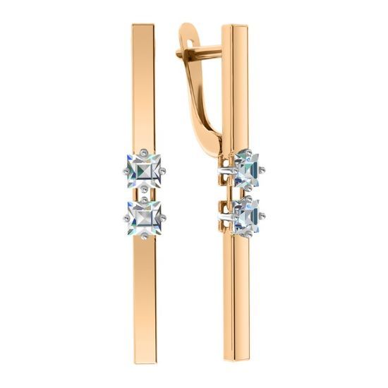 Изображение Золотые серьги 585 пробы