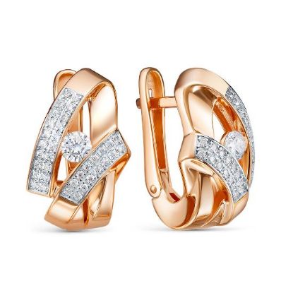 Изображение Серьги золотые 585 пробы