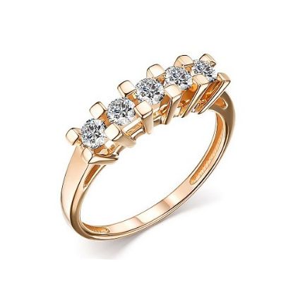 Изображение Золотое кольцо с бриллиантами