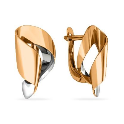 Изображение Золотые серьги 585 пробы