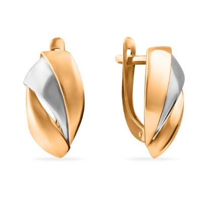 Изображение Золотые серьги 585 пробы