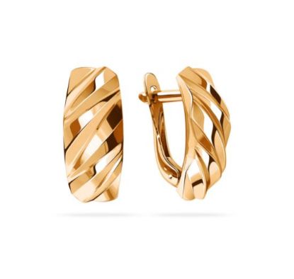 Изображение Золотые серьги 585 пробы