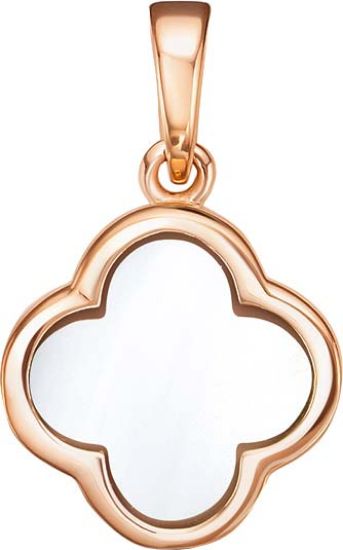 Изображение Золотая подвеска с перламутром