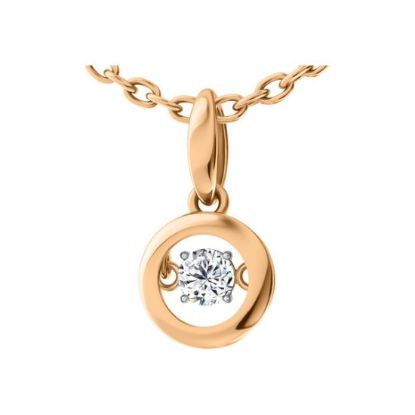 Изображение Золотой подвес с фианитом