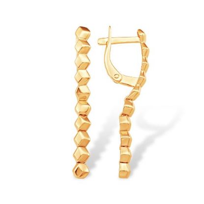 Изображение Золотые серьги 585 пробы