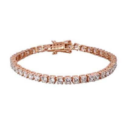 Изображение Золотой браслет с фианитами