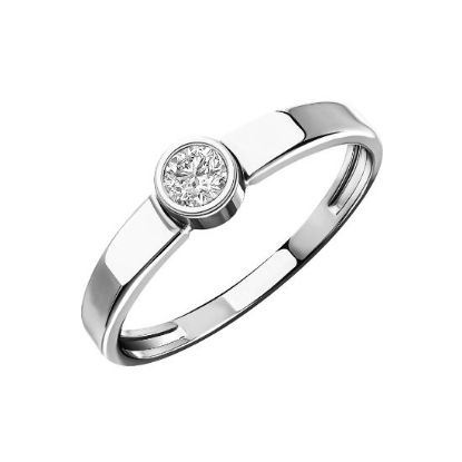 Изображение Золотое кольцо с фианитом