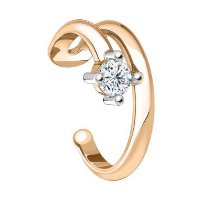 Изображение Золотая серьга-кафф