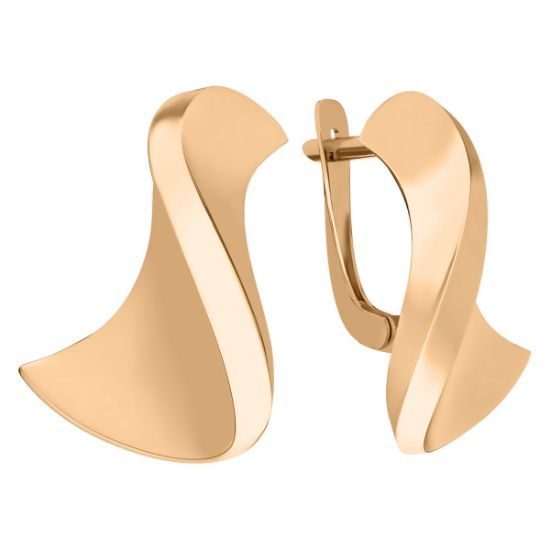 Изображение Золотые серьги 585 пробы