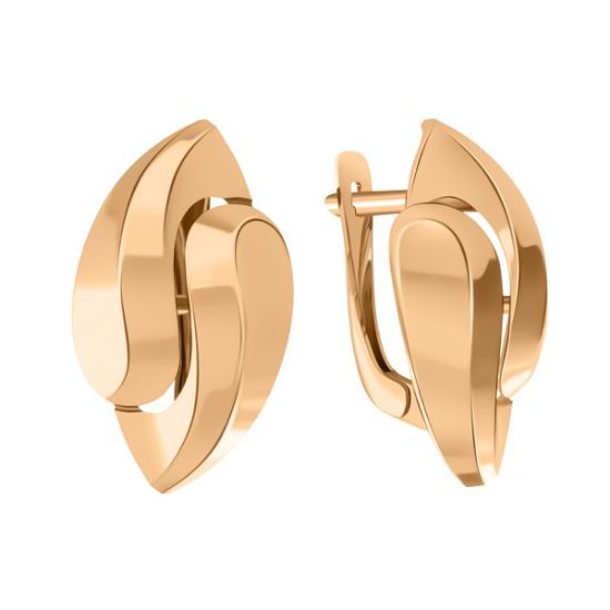 Изображение Золотые серьги 585 пробы