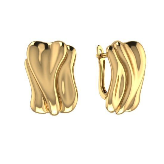 Изображение Золотые серьги 585 пробы