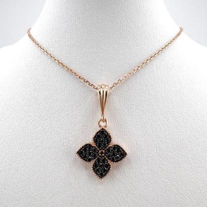 Изображение Золотой подвес "Клевер"