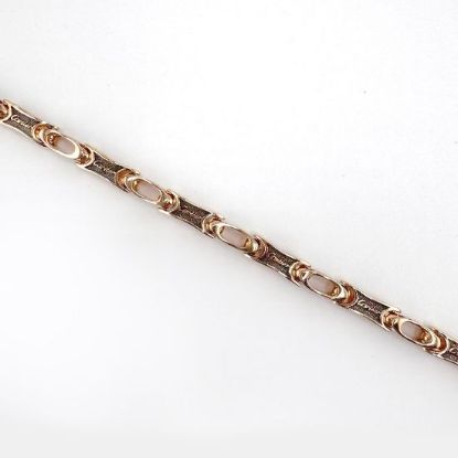 Изображение Золотой мужской браслет 585 пробы