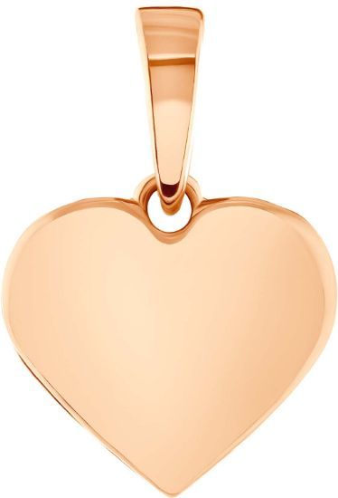 Изображение Золотая подвеска "Сердечко"